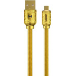 Wekome WDC-161 Sakin Series - USB-A To Micro Usb Fast Charging 6A Connecting Cable 1 m (Gold) - (WK-WDC-161_04)