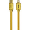 Wekome WDC-163 Sakin Series - USB-C To Lightning Pd 20W Connecting Cable 1 m (Gold) - (WK-WDC-163)