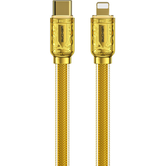 Wekome WDC-163 Sakin Series - USB-C To Lightning Pd 20W Connecting Cable 1 m (Gold) - (WK-WDC-163)