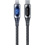 Wekome WDC-167 Sakin Series - USB-C To Lightning Fast Charging Pd 20W Connection Cable 1 m (Tarnish) - (WK-WDC-167)