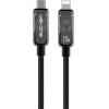 Wekome WDC-181 Vanguard Series - USB-C To Lightning Super Fast Charging Pd 20W Connection Cable 1 m (Black) - (WK-WDC-181_BLACK)