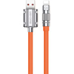 Wekome WDC-186 Wingle Series - USB-A To Lightning Fast Charging Connection Cable 1 m (Orange) - (WK-WDC-186_01_ORANGE)