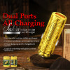 Wekome WP-C37 Sakin Series - USB-C & USB-A Fast Charging Pd 20W Car Charger (Gold) - (WK-WP-C37)