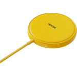 Wekome WP-U166 Tint Series - Magsafe 15W Inductive Charger (Yellow) - (WK-WP-U166)