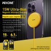 Wekome WP-U166 Tint Series - Magsafe 15W Inductive Charger (Yellow) - (WK-WP-U166)