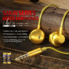 Wekome YC05 Sakin Series - 3.5 Mm Jack Wired Headphones (Gold) - (WK-YC05)
