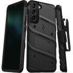 Zizo Bolt Bundle Samsung Galaxy S22+ Case - Black & Black - (BOLT-SAMGS22PL-BKBK)