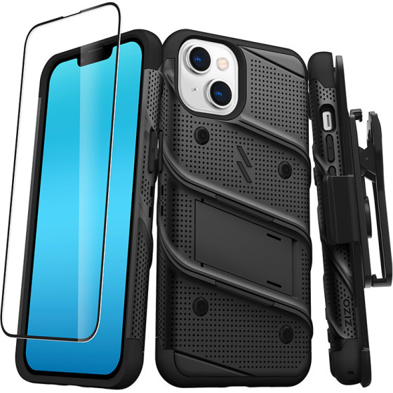 Zizo Bolt Series - Case For Iphone 14 (Black) - (BOLT-IPH14-BKBK)