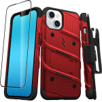 Zizo Bolt Series - Case For Iphone 14 (Red) - (BOLT-IPH14-RDBK)