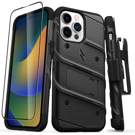 Zizo Bolt Series - Case For Iphone 14 Pro Max (Black) - (BOLT-IPH14PROMAX-BKBK)