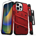 Zizo Bolt Series - Case For Iphone 14 Pro Max (Red) - (BOLT-IPH14PROMAX-RDBK)