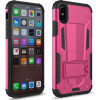Zizo Hybrid Transformer Cover - Tough Cover For Iphone X With Kickstand (Hot Pink/Black) - (HBTFM-IPHX-PKBK)