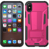 Zizo Hybrid Transformer Cover - Tough Cover For Iphone X With Kickstand (Hot Pink/Black) - (HBTFM-IPHX-PKBK)