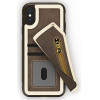Zizo Nebula Wallet Case - Wallet Back And Zipper Pouch With Tempered Glass Screen Protector For Iphone X (Dark Brown/Brown) - (NEB-IPH8-DBBR)