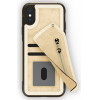 Zizo Nebula Wallet Case - Wallet Back And Zipper Pouch With Tempered Glass Screen Protector For Iphone X (Tan/Brown) - (NEB-IPH8-TNBR)