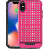 Zizo Star Diamond Hybrid Cover For Iphone X (Pink/Black) - (DLST-IPHX-PKBK)