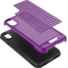 Zizo Star Diamond Hybrid Cover For Iphone X (Purple/Black) - (DLST-IPHX-PUBK)