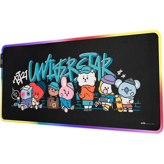 BT21 - Gaming/Desk Mat Xxl With Led Illumination (90 x 40 cm) - (MGGEL002)