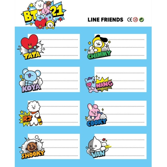 BT21 - Set Of Stickers - (ELE0274)