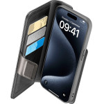 Cellularline Book Agenda - Case For Iphone 15 Pro Max With Microban Coating (black) - (BOOKAG2IPH15PRMK)