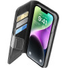 Cellularline Book Agenda - Iphone 14 Case With Microban Coating (black) - (BOOKAG2IPH14K)