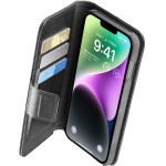 Cellularline Book Agenda - Iphone 14 Case With Microban Coating (black) - (BOOKAG2IPH14K)
