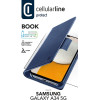 Cellularline Book Case - Case Samsung Galaxy A34 5G (blue) - (BOOK3GALA34B)