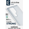 Cellularline Clear Strong - Samsung Galaxy S23 Ultra Case With Antibacterial Protection (transparent) - (CLEARDUOGALS23UT)