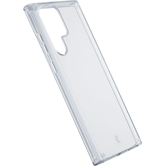 Cellularline Clear Strong - Samsung Galaxy S23 Ultra Case With Antibacterial Protection (transparent) - (CLEARDUOGALS23UT)
