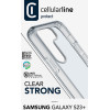 Cellularline Clear Strong - Samsung Galaxy S23+ Case With Antibacterial Protection (transparent) - (CLEARDUOGALS23PLT)