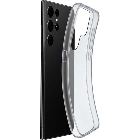 Cellularline Fine - Case Samsung Galaxy S23 Ultra (Transparent) - (FINECGALS23UT)