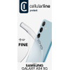 Cellularline Fine - Samsung Galaxy A54 5G Case (Transparent) - (FINECGALA54T)