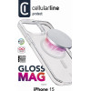 Cellularline Gloss Mag - Iphone 15 Magsafe Case (Transparent) - (GLOSSMAGIPH15T)