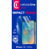 Cellularline Impact Glass - Toughened Protective Glass For Iphone 14 / Iphone 14 Pro - (TEMPGLASSIPH14)