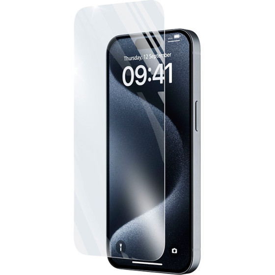 Cellularline Impact Glass - Toughened Protective Glass For Iphone 15 / Iphone 15 Pro - (TEMPGLASSIPH15)