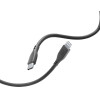 Cellularline Soft Cable - USB-C To Lightning Cable Mfi Certified 1.2 m (black) - (USBDATASOFTC2LMFIK)