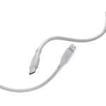 Cellularline Soft Cable - USB-C To Lightning Cable Mfi Certified 1.2 m (grey) - (USBDATASOFTC2LMFID)
