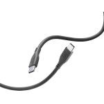 Cellularline Soft Cable - USB-C To USB-C Cable 1.2 m (black) - (USBDATASOFTC2CK)