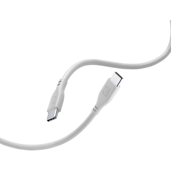 Cellularline Soft Cable - USB-C To USB-C Cable 1.2 m (grey) - (USBDATASOFTC2CD)