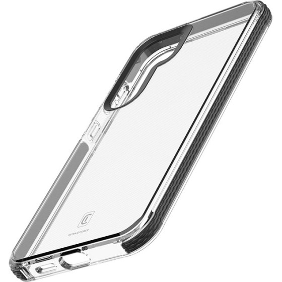 Cellularline Tetra Force Strong Guard - Samsung Galaxy S24 Case With Microban Coating (Transparent) - (TETRACGALS24T)