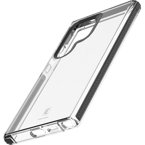 Cellularline Tetra Force Strong Guard - Samsung Galaxy S24 Ultra Case With Microban Coating Ttransparent) - (TETRACGALS24UT)