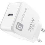 Cellularline The One - USB-C Power Delivery 30W Mains Charger (white) - (ACHIPHUSBCPD30WW)