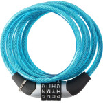 Dunlop - Bicycle Lock With Combination (Blue) - (8711252029221BLUE)