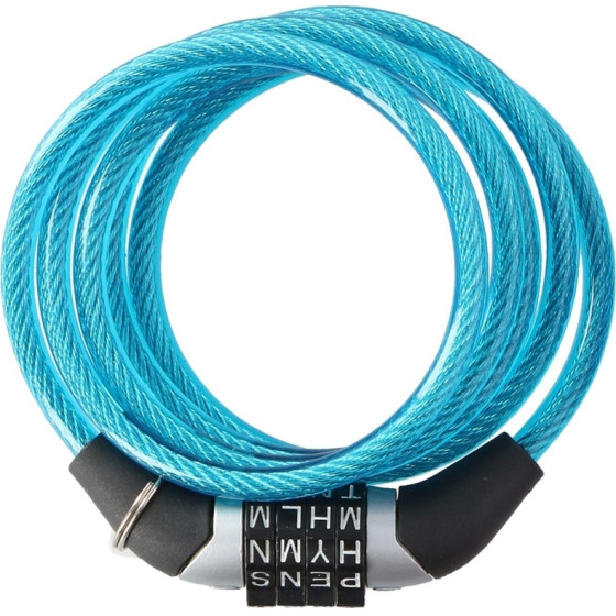 Dunlop - Bicycle Lock With Combination (Blue) - (8711252029221BLUE)