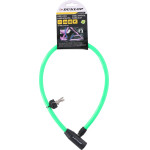 Dunlop - Cable, anti-Theft Bicycle Lock (green) - (8711252029252GREEN)