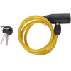 Dunlop - Keyed Spiral Bike Lock (Yellow) - (E8711252082585_YELLOW)