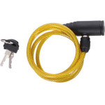 Dunlop - Keyed Spiral Bike Lock (Yellow) - (E8711252082585_YELLOW)