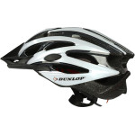 Dunlop - Mtb Adjustable Bicycle Helmet r. M 55-58 Cm (White And black) - (871125200238_WHITE)