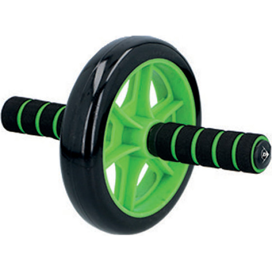 Dunlop - One-Wheeled Abdominal Muscle Training Roller (Green) - (8711252175249_GREEN)