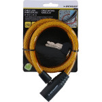 Dunlop - Spiral Keyed Bicycle Lock 65 Cm (orange) - (871125208264_ORANGE)